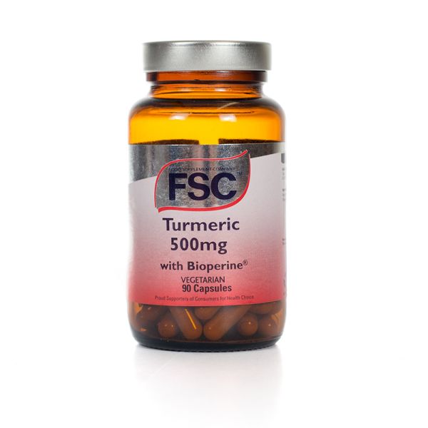 FSC Turmeric 500mg with Bioperine 90 Capsules