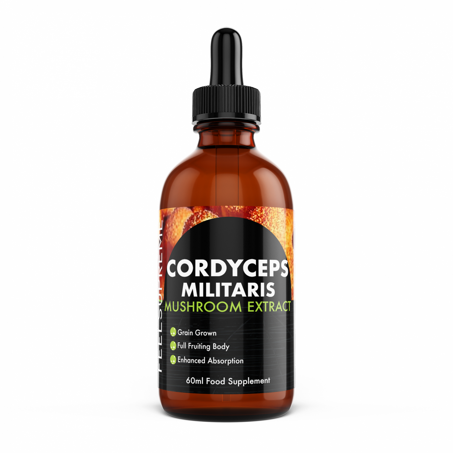 Feel Supreme Cordyceps Militaris Mushroom Extract 60ml