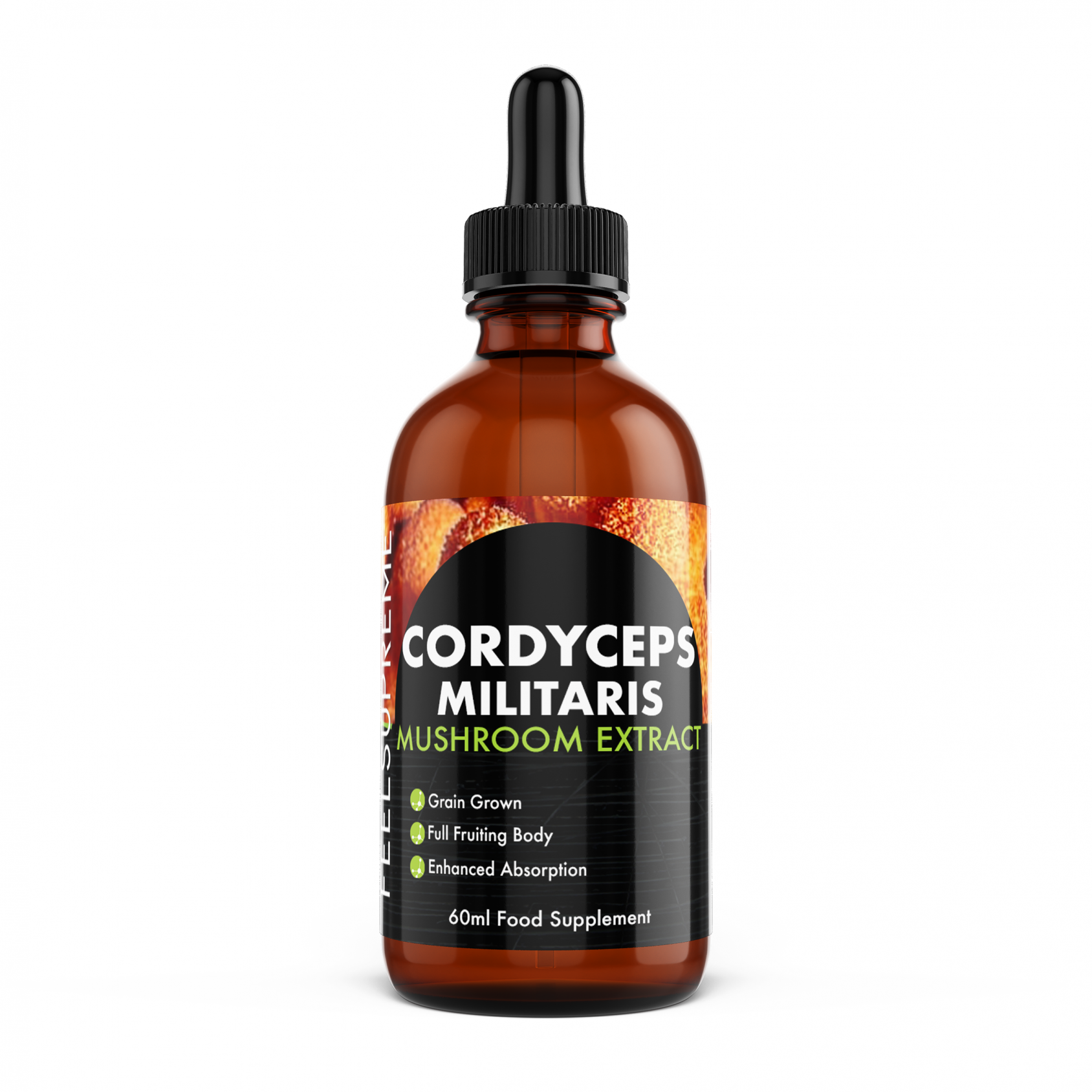 Feel Supreme Cordyceps Militaris Mushroom Extract 60ml