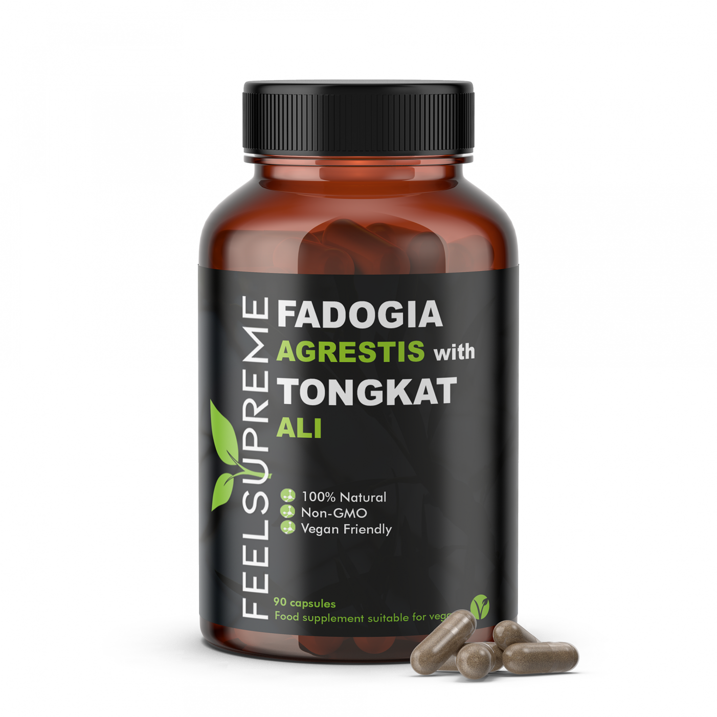 Feel Supreme Fadogia Agrestis with Tongkat Ali 90 Capsules