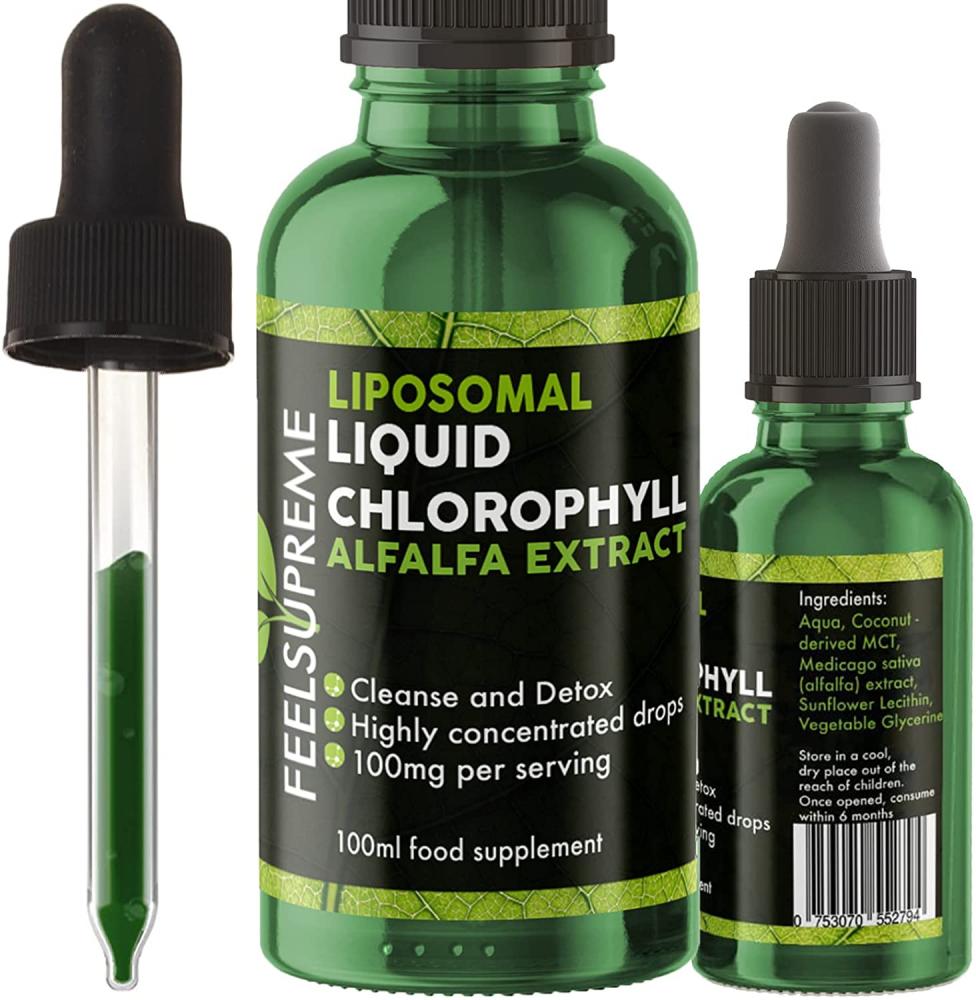 Feel Supreme Liposomal Liquid Chlorophyll Alfalfa Extract 100ml