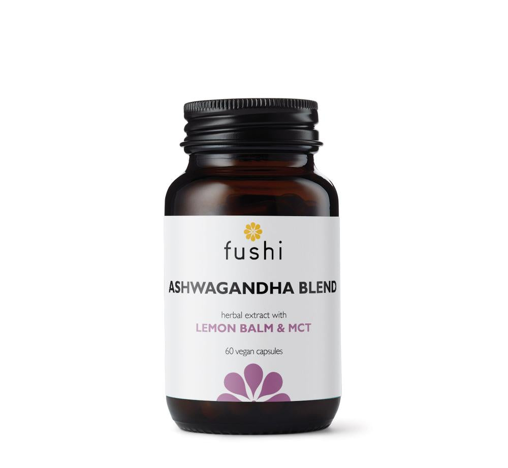 Fushi Ashwagandha Blend with Lemon Balm &amp; MCT 60 Capsules