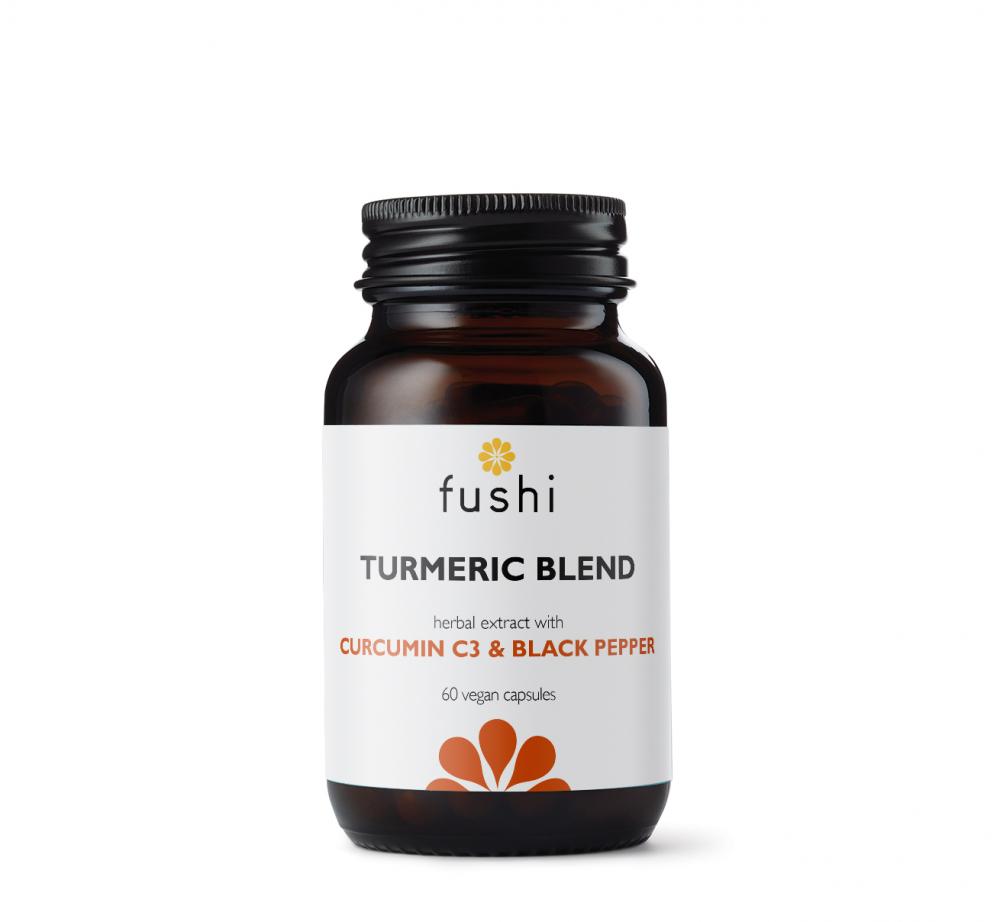 Fushi Turmeric Blend Curcumin C3 &amp; Black Pepper 60 Capsules