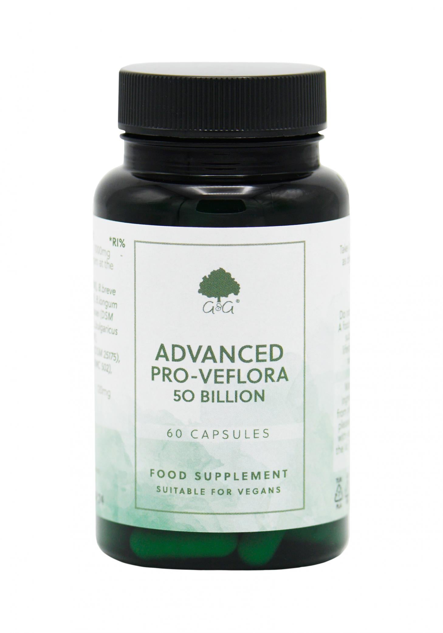 G&amp;G Vitamins Advanced Pro-Veflora 50 Billion 60 Capsules