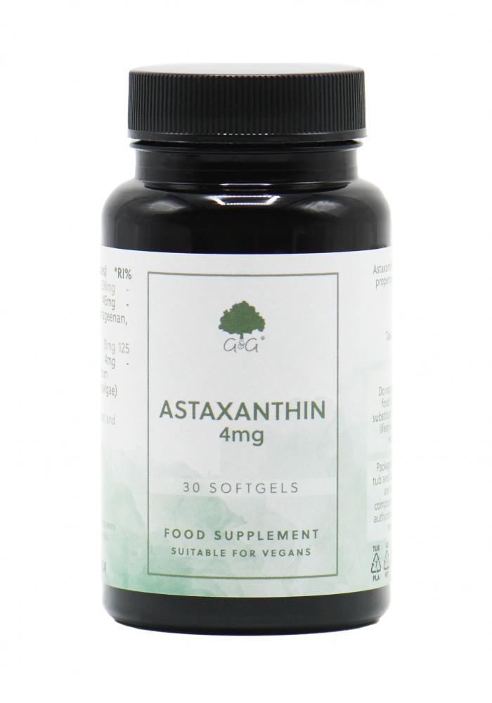 G&amp;G Vitamins Astaxanthin 4mg 30 Softgels