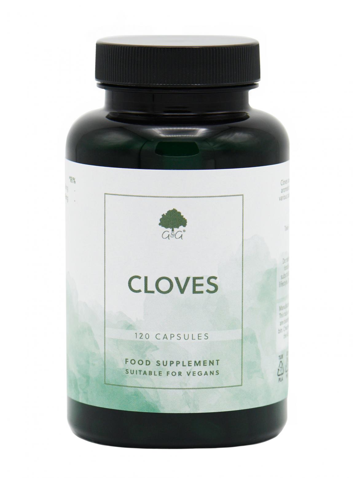 G&amp;G Vitamins Cloves 120 Capsules