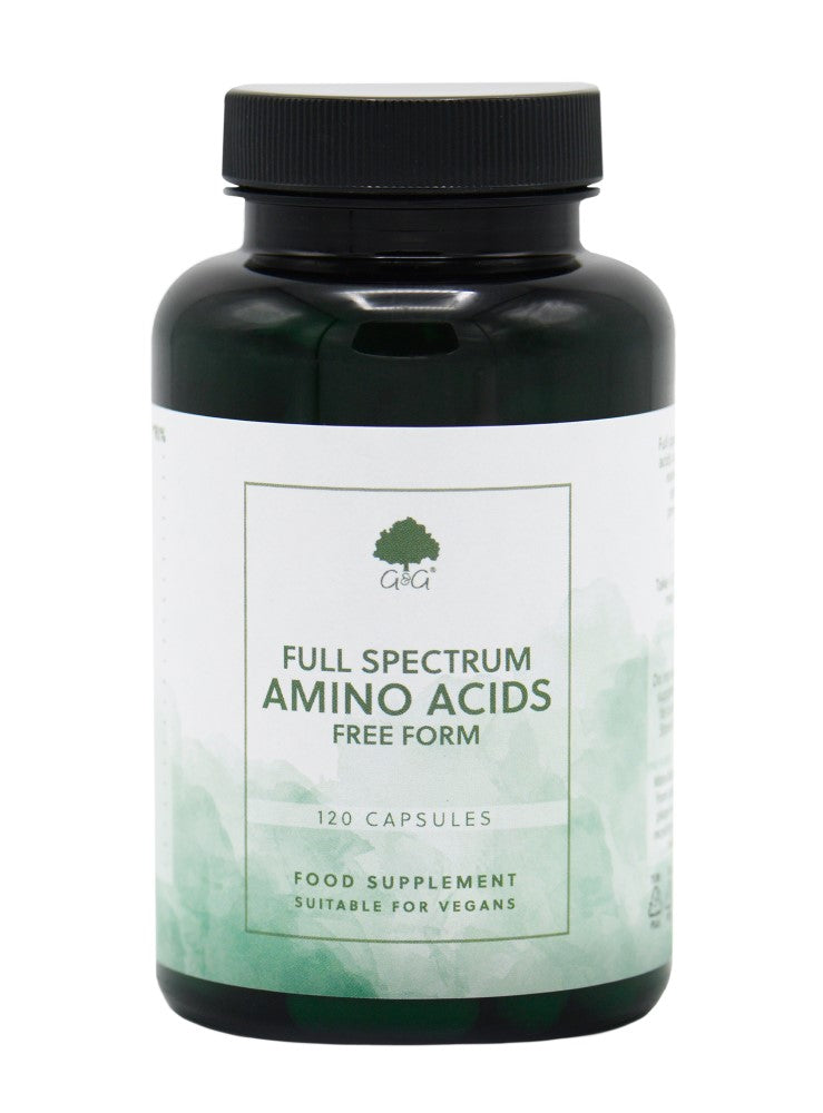 G&amp;G Vitamins Full Spectrum Amino Acids Free Form 120 Capsules