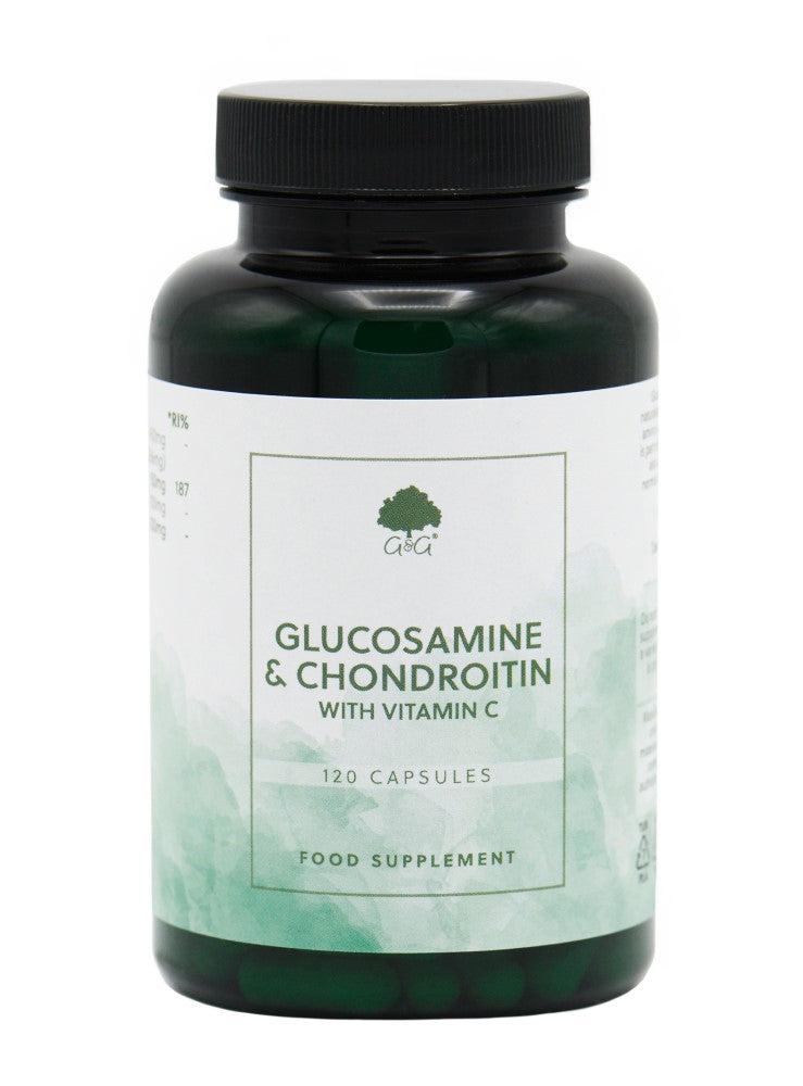 G&amp;G Vitamins Glucosamine &amp; Chondroitin with Vitamin C 120 Capsules