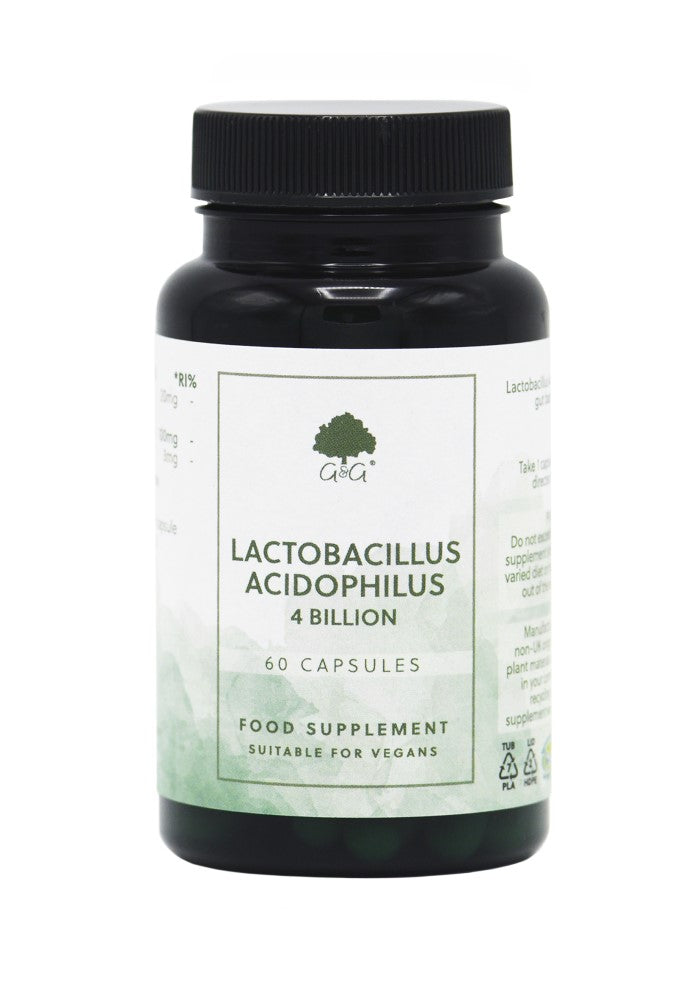 G&amp;G Vitamins Lactobacillus Acidophilus 4 Billion 60 Capsules