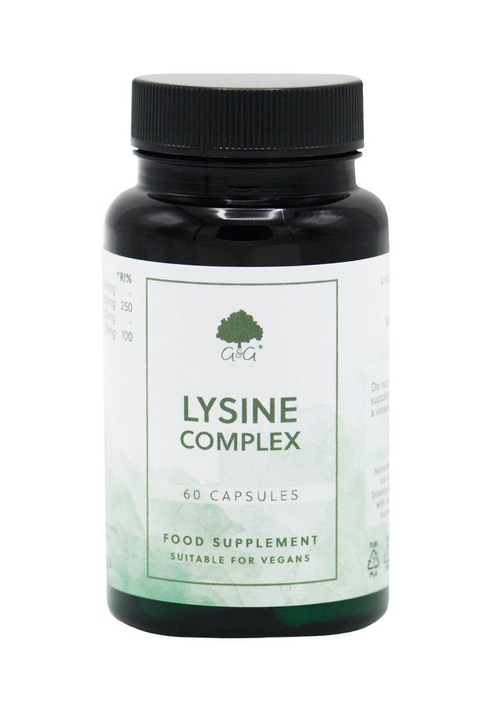 G&amp;G Vitamins Lysine Complex 60 Capsules