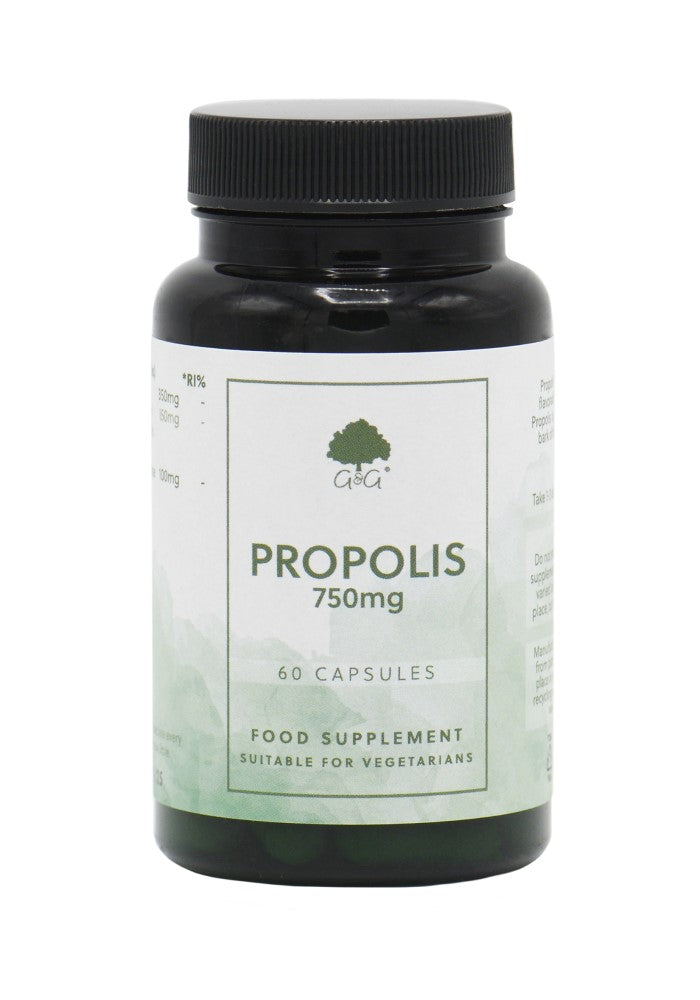 G&amp;G Vitamins Propolis 750mg 60 Capsules