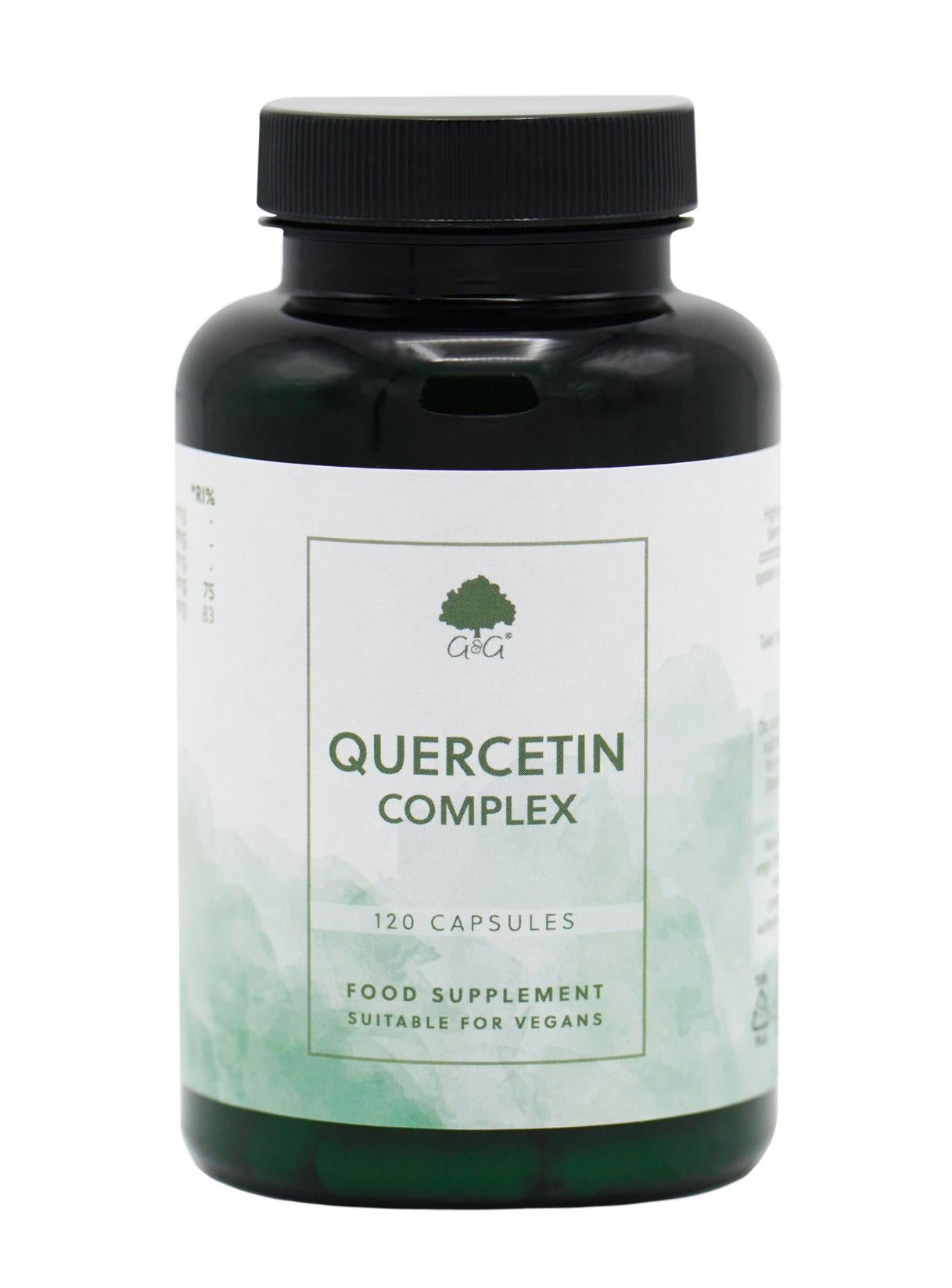 G&amp;G Vitamins Quercetin Complex 120 Capsules