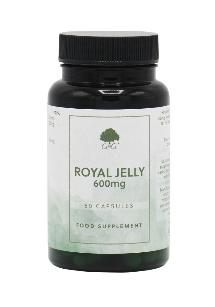 G&amp;G Vitamins Royal Jelly 600mg 60 Capsules