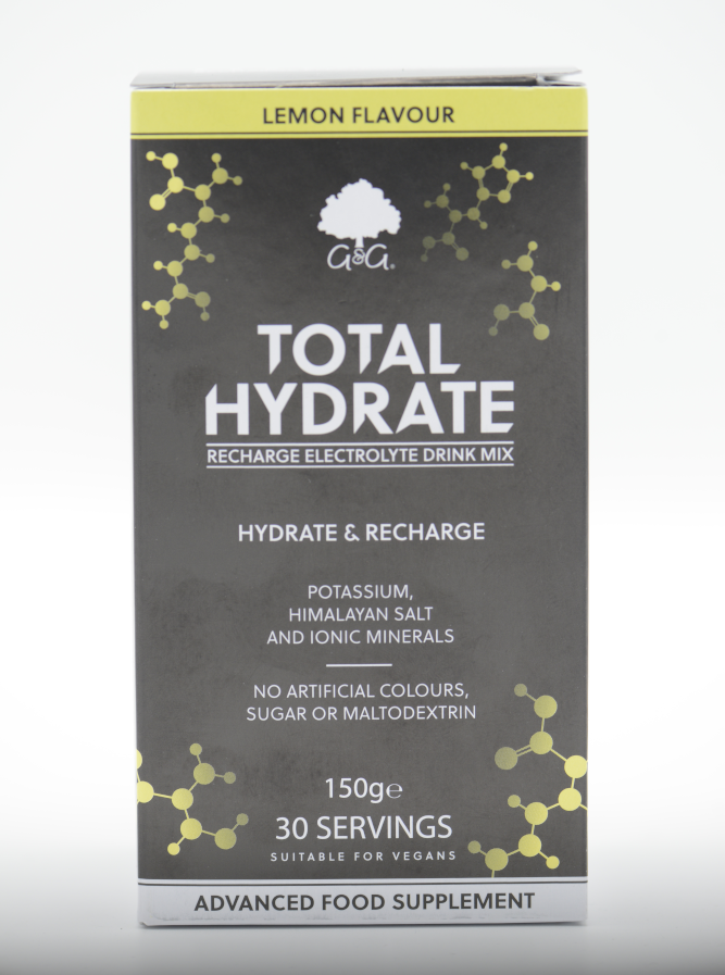 G&amp;G Vitamins Total Hydrate Electrolyte Drink Mix Lemon Flavour 150g Sachets