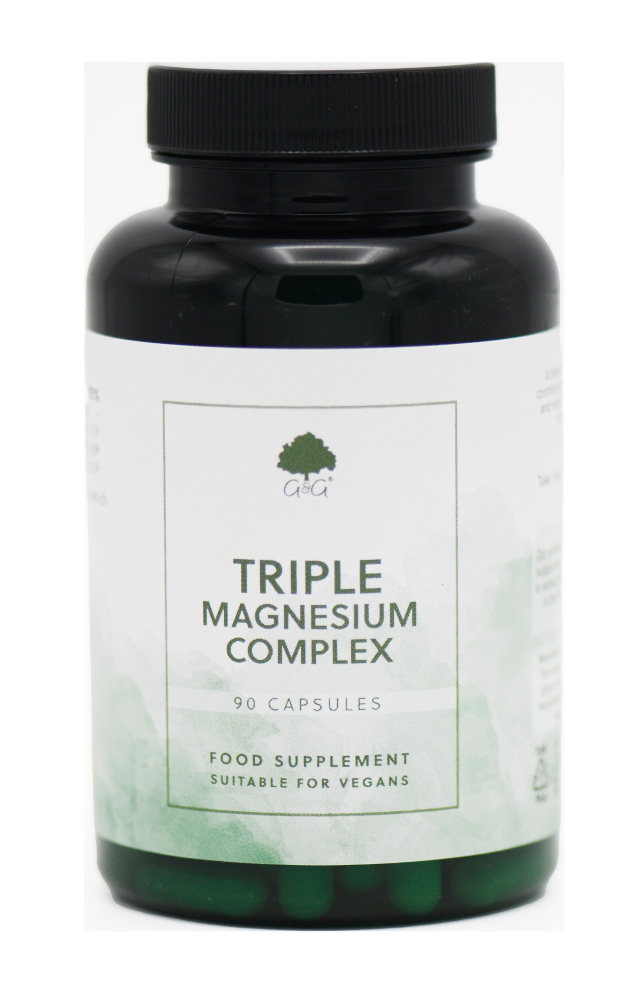 G&amp;G Vitamins Triple Magnesium Complex 90 Capsules