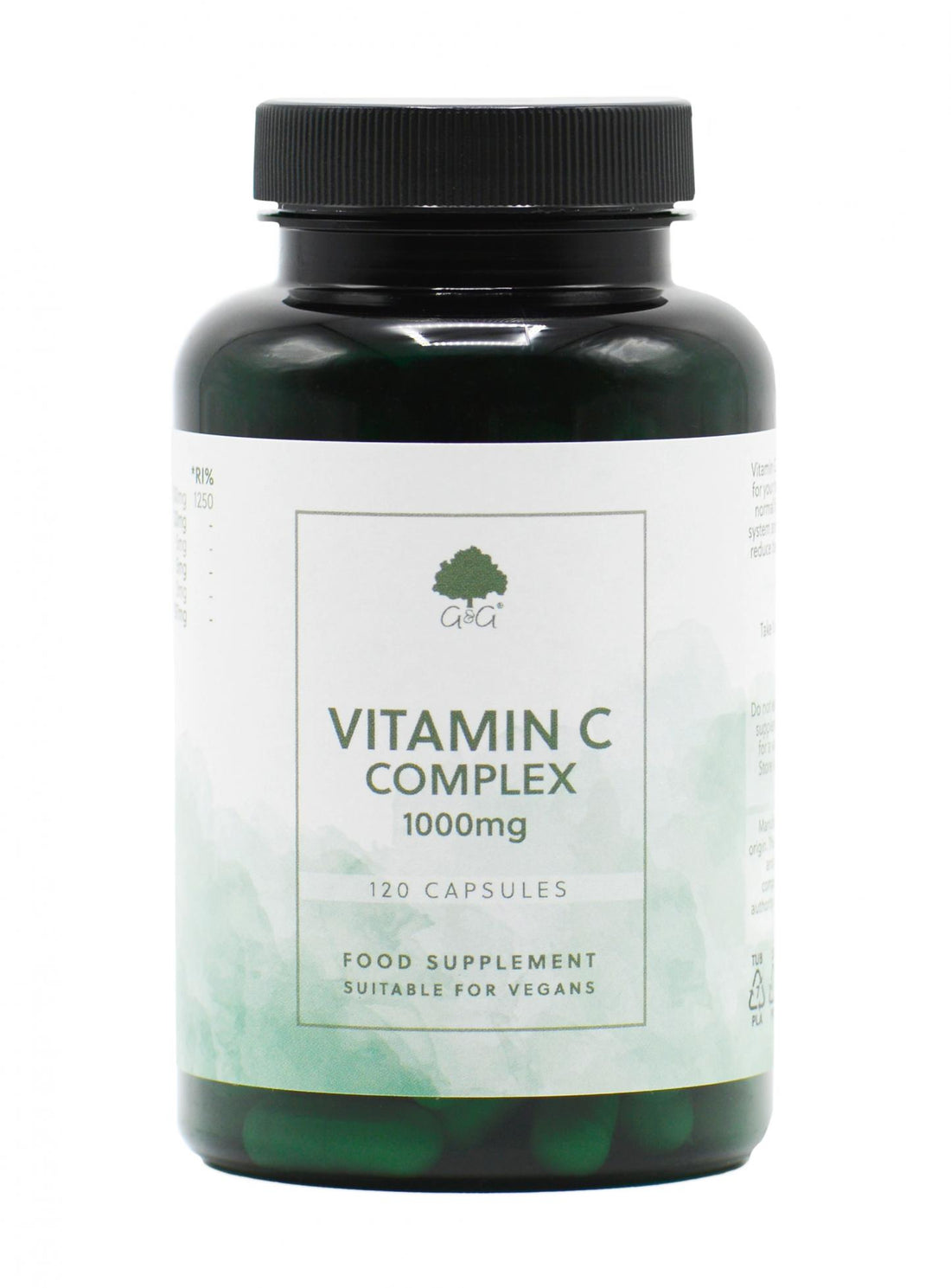 G&amp;G Vitamins Vitamin C Complex 1000mg 120 Capsules