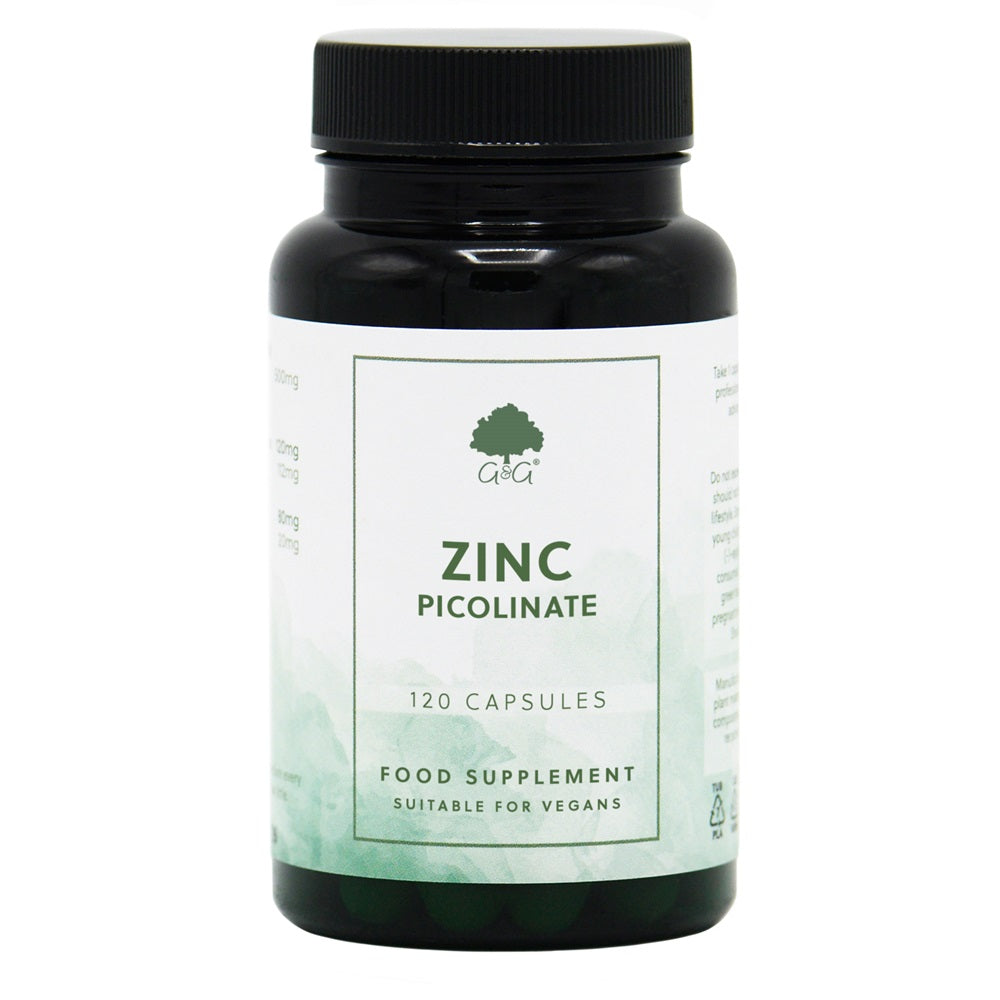 G&amp;G Vitamins Zinc Picolinate 120 Capsules