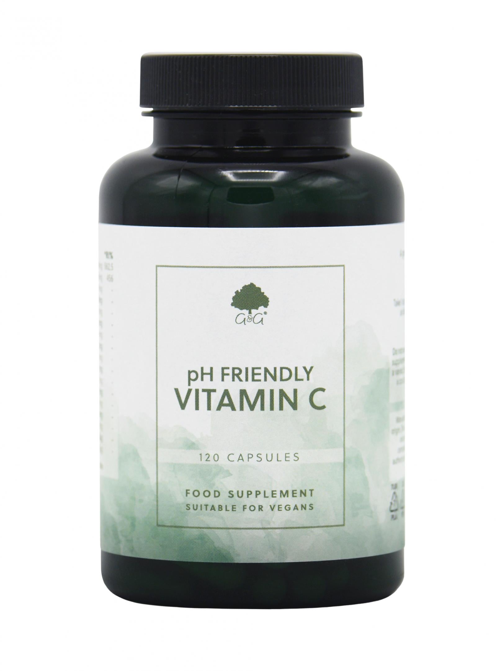 G&amp;G Vitamins pH Friendly Vitamin C 120 Capsules