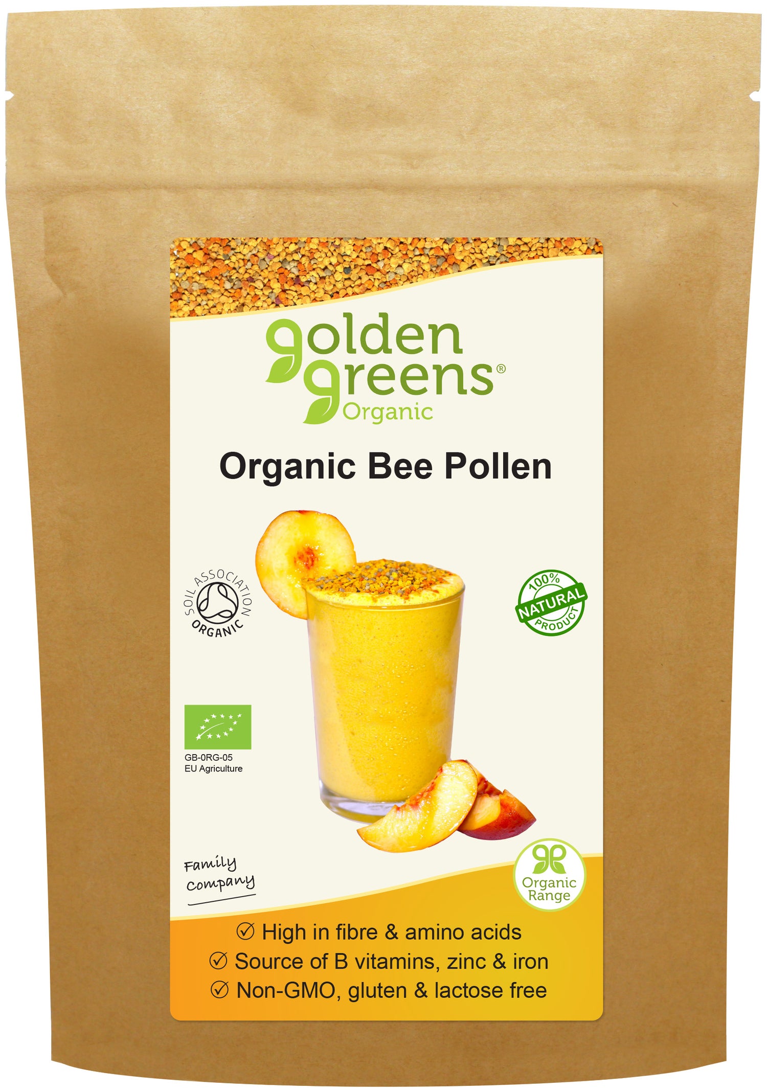 Golden Greens (Greens Organic) Organic Bee Pollen