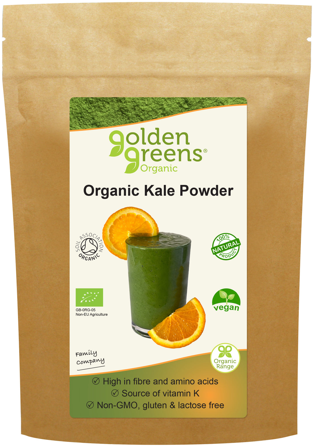 Golden Greens (Greens Organic) Organic Kale Powder 200g