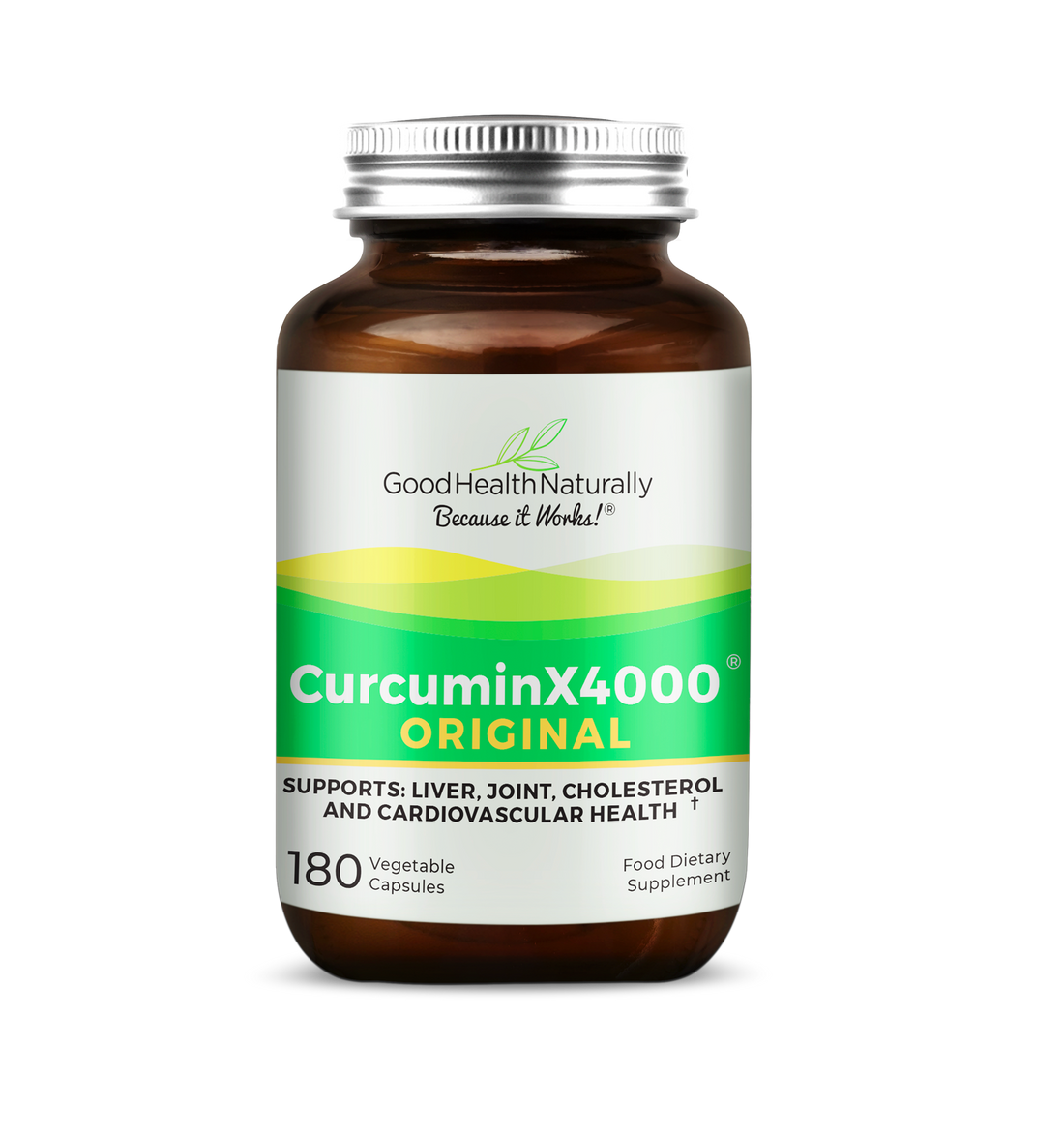 Good Health Naturally Curcumin X4000 Original 180 Capsules