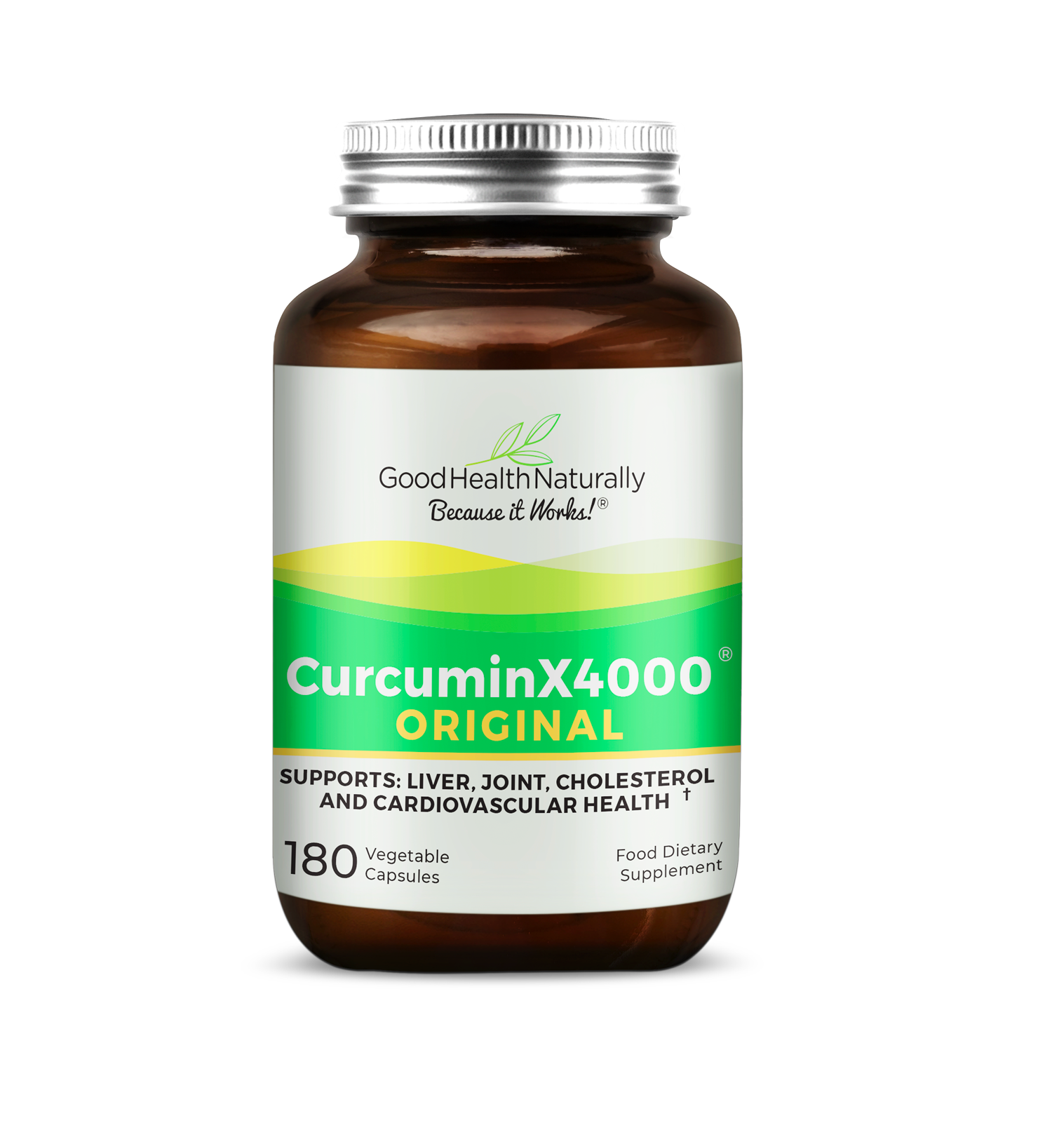 Good Health Naturally Curcumin X4000 Original 180 Capsules