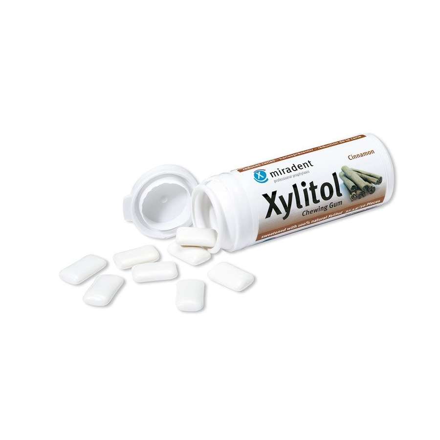 Good Health Naturally Miradent Xylitol Gum Cinnamon 30 Chewable tablets