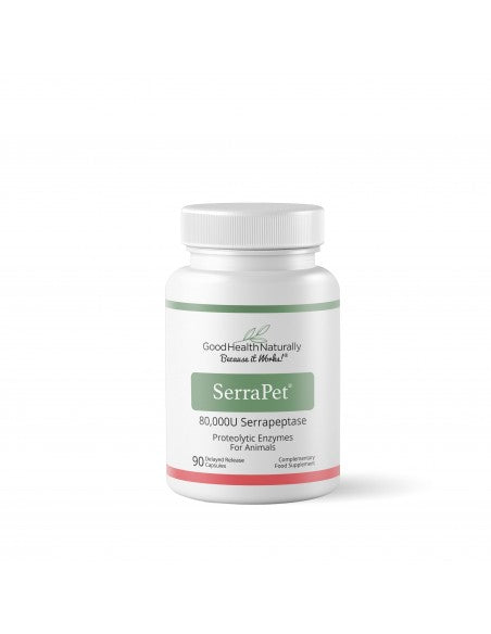 Good Health Naturally SerraPet® 80,000IU Serrapeptase 90 Capsules