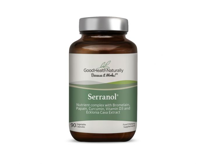 Good Health Naturally Serranol 90 Capsules - Glass Jar