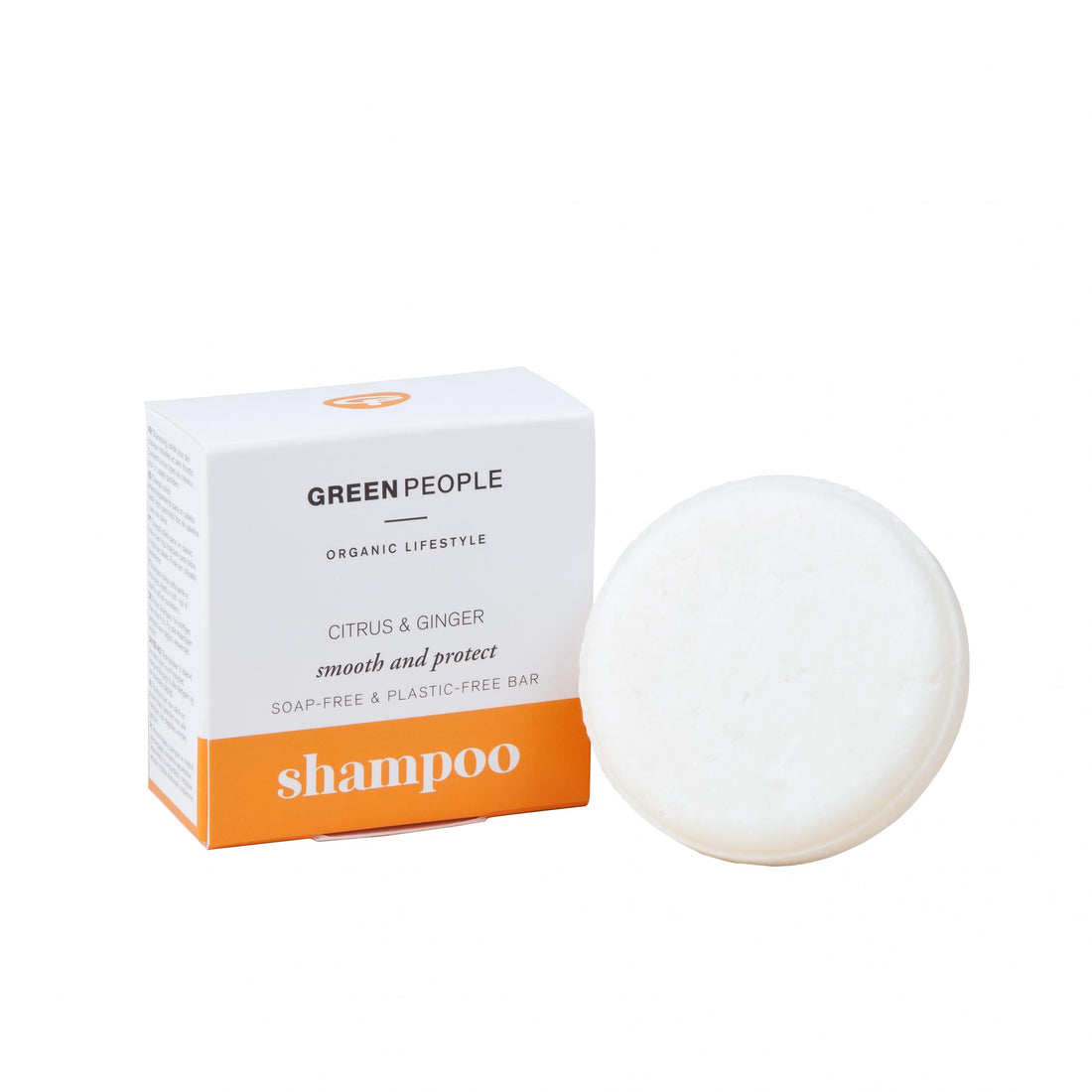 Green People Citrus &amp; Ginger Shampoo Bar 50g