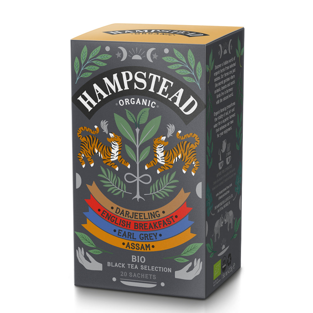 Hampstead Tea Organic Black Tea Selection - 20 Tea Bags