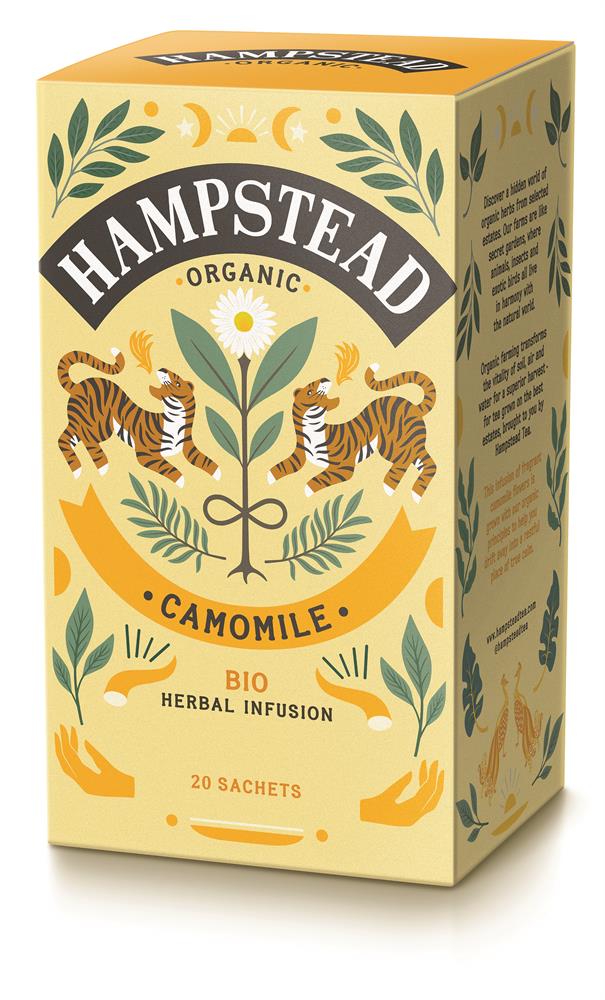 Hampstead Tea Organic Camomile Tea - 20 Tea Bags