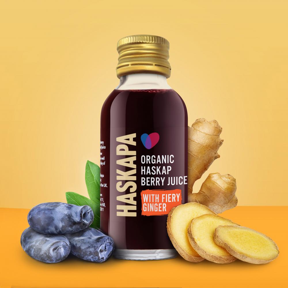 Haskapa Organic Pure Haskap Berry Juice with Fiery Ginger