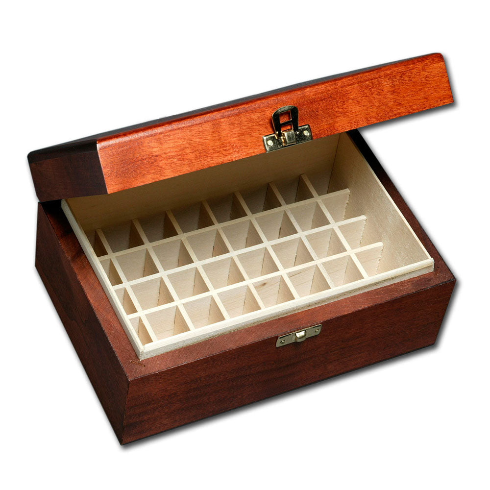 Healing Herbs Ltd Empty Wooden Box for Healing Herbs Essence Bottles