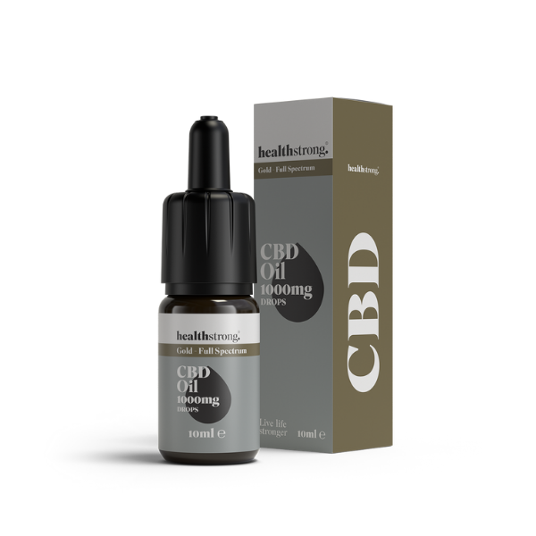 Healthstrong CBD Oil 1000mg Canna Gold 10ml