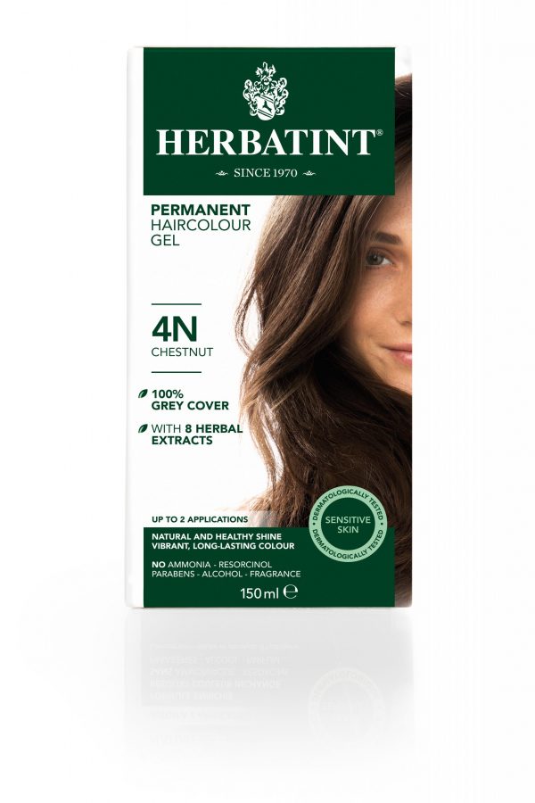 Herbatint Permanent Hair Colour Gel 4N Chestnut 150ml