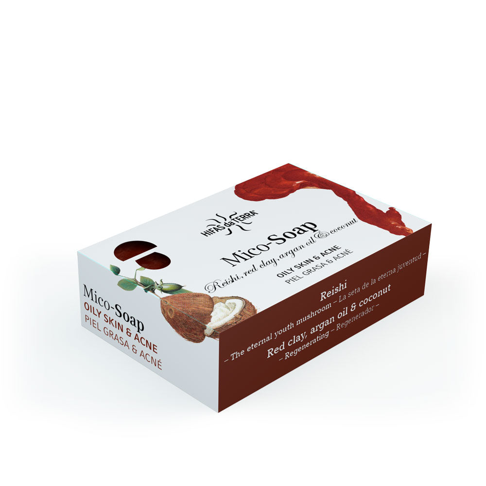 Hifas da Terra Mico-Soap: Reishi, Red Clay, Argan Oil &amp; Coconut 150g