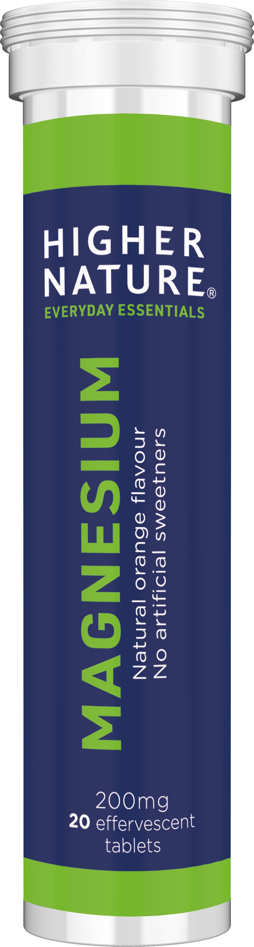 Higher Nature Magnesium Effervescent 20 Tablets