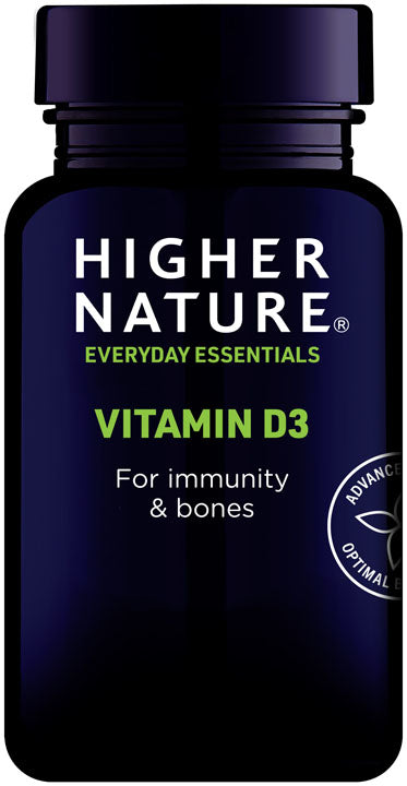 Higher Nature Vitamin D3 (500iu) 120 Capsules
