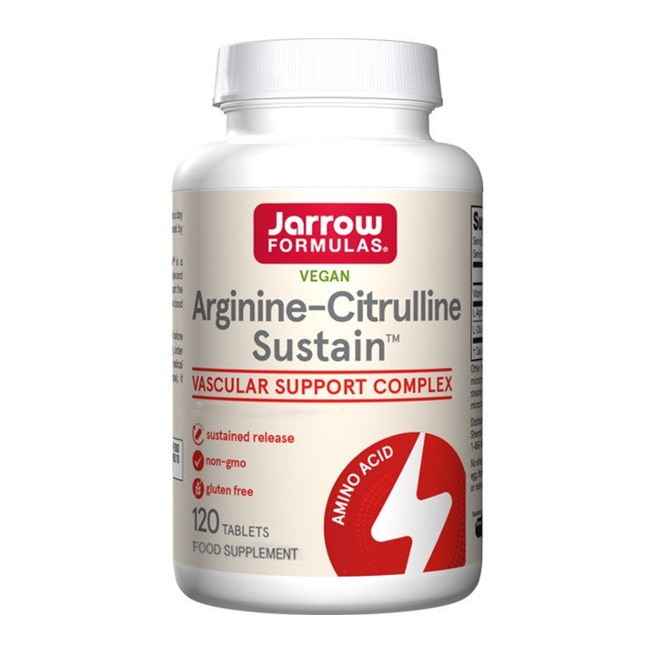 Jarrow Formulas Arginine-Citrulline Sustain 120 Tablets