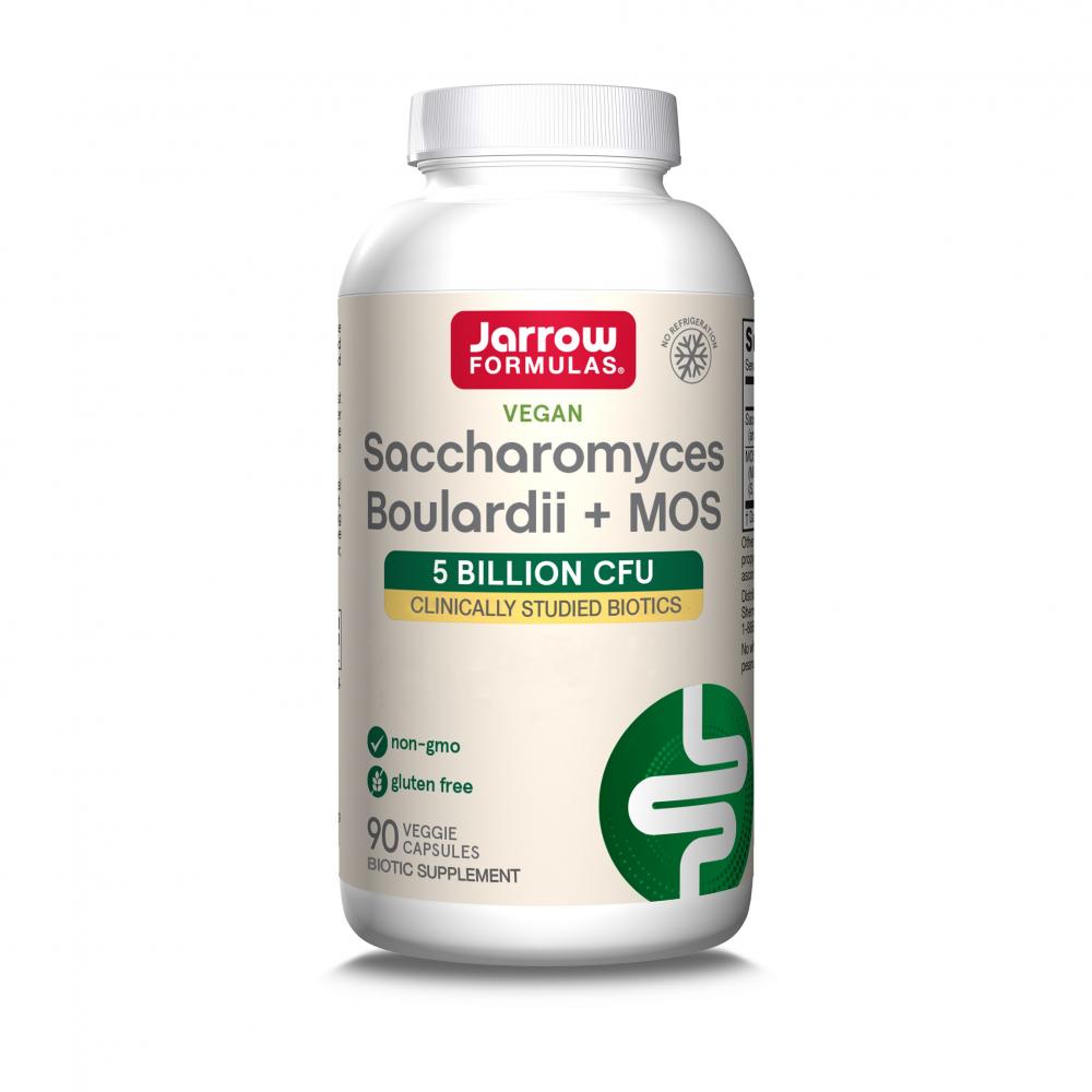Jarrow Formulas Saccharomyces Boulardii + MOS 90 Capsules