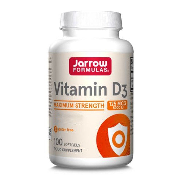 Jarrow Formulas Vitamin D3 125mcg/5000iu 100 Softgels