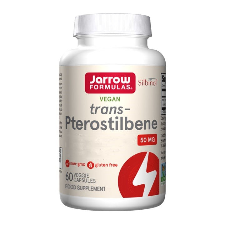 Jarrow Formulas trans-Pterostilbene 50mg 60 Capsules
