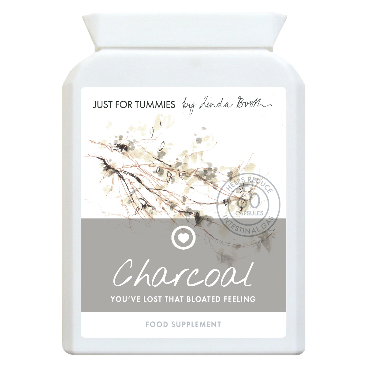 Just For Tummies Charcoal 60 Capsules