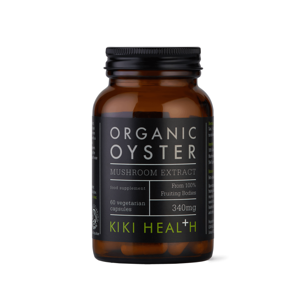 Kiki Health Organic Oyster Mushroom Extract 60 Capsules