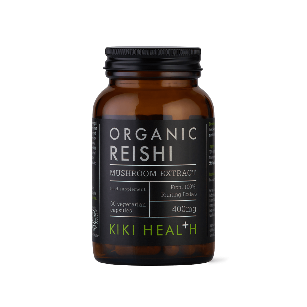 Kiki Health Organic Reishi Mushroom Extract 60 Capsules