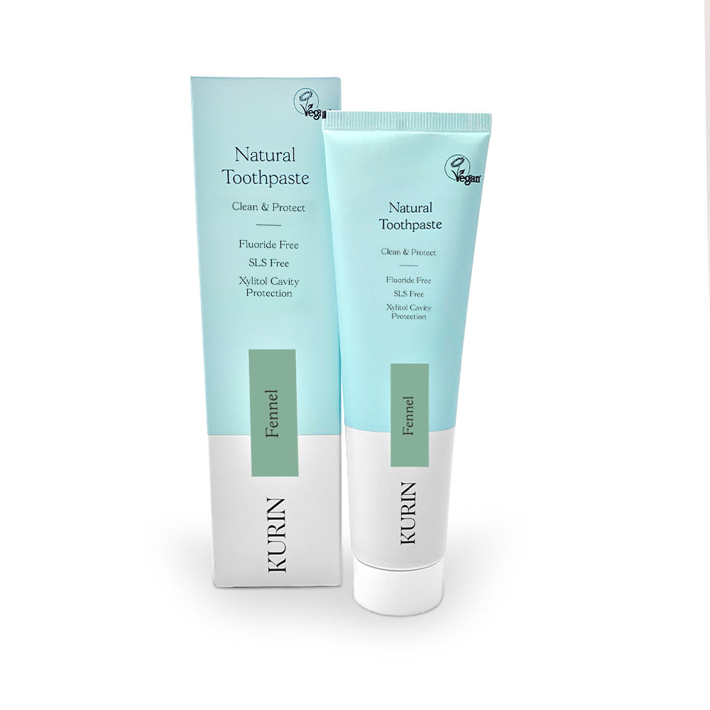Kurin Natural Toothpaste Clean &amp; Protect Fluoride Free Fennel 100ml