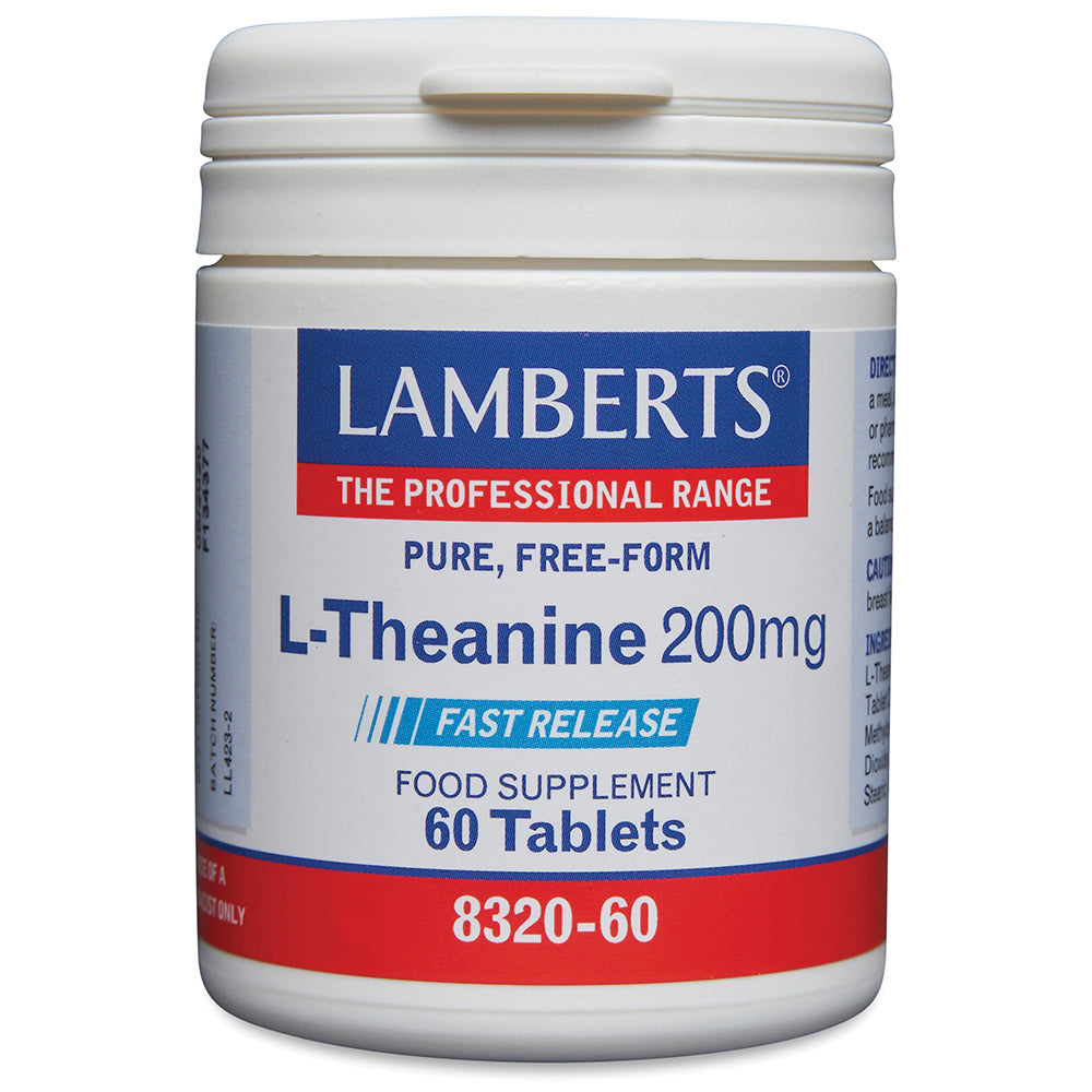 Lamberts L-Theanine 200mg 60 Tablets