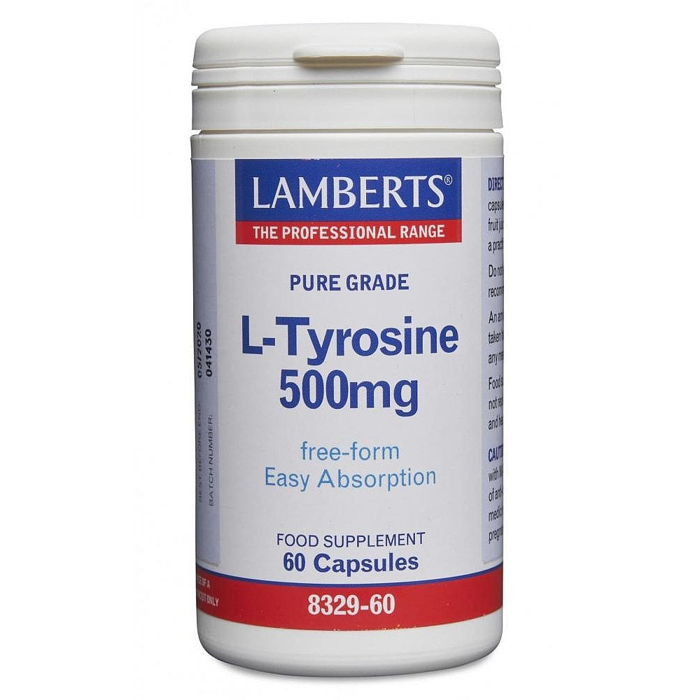Lamberts L-Tyrosine 500mg 60 Capsules