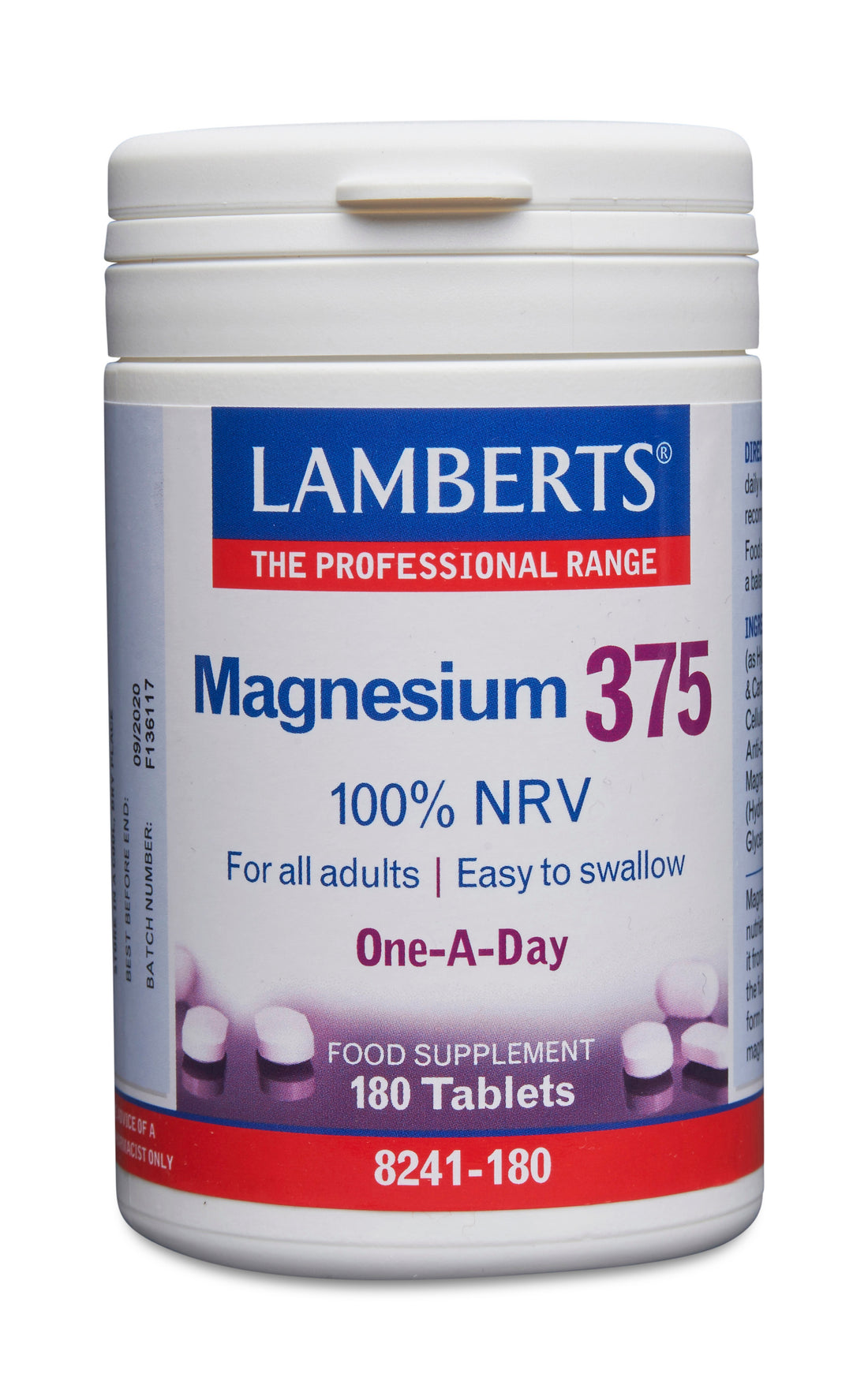 Lamberts Magnesium 375 One-A-Day 180 Tablets